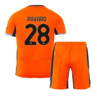 Inter Milan Benjamin Pavard #28 Rezervni Dres za djecu 2023-24 Kratak Rukav (+ Kratke hlače)